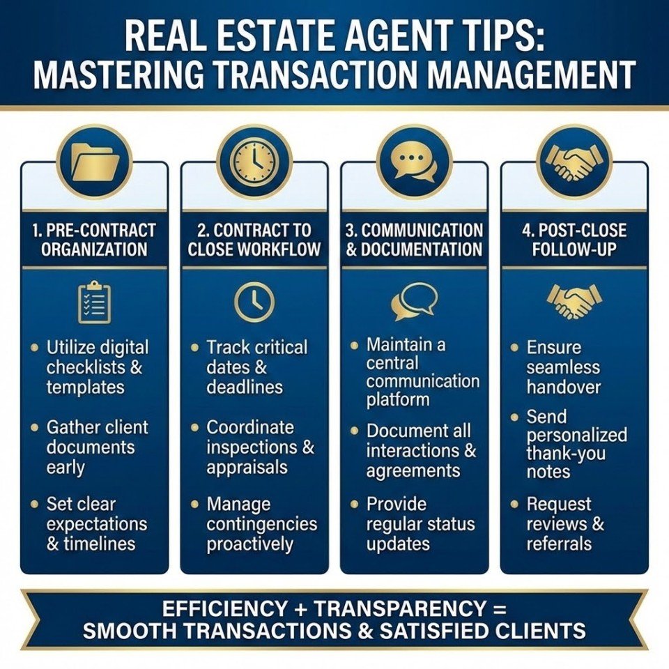 Real Estate Agent Tips - Transaction Management