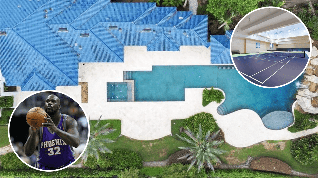 Shaquille O’Neal offloads Florida mega-mansion for $16.5M